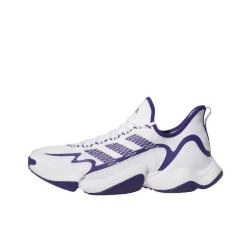 Adidas Impact Fl Устойчивые к истиранию Низкие Кроссовки для тренировок Мужские Белый Фиолетовый