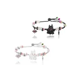 Карнавал Вечеринка Маленький Призрак Браслет Белый + Черный Пара