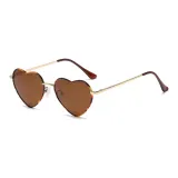 Золотая оправа с леопардовым принтом, круглые линзы цвета чайного