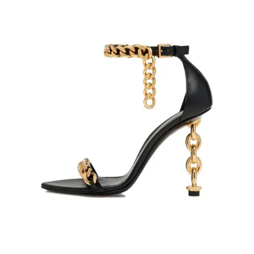 TOM FORD One Ремень Сандалии 10,5 см Женские Черные