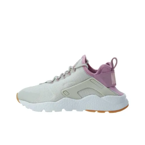 Nike Air Huarache Амортизация Износостойкий MID Топ Беговые кроссовки Женские Бежево-розовый