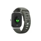 Официальный силиконовый ремешок для часов - серый, зеленый