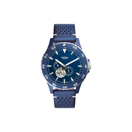 FOSSIL Ручной механизм, мужские часы, 46 мм, синий