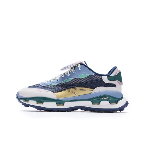 FILA KM2 Casual Низкий Топ Лазурит/Белый Агат Серый Мужской