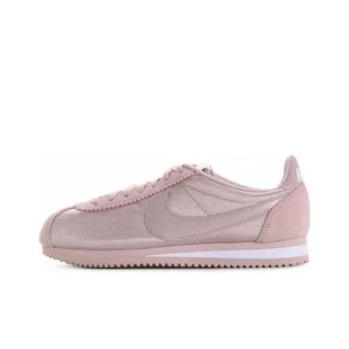 Nike Cortez Амортизация Износостойкие Низкие Кроссовки для Бега Унисекс Розовые