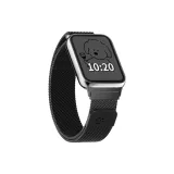 (Tipsy Puppy) Лазерная гравировка Миланский ремень - Черный