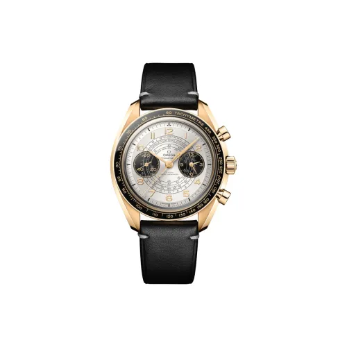 Омега Механизм с ручным заводом Унисекс Часы Ultra Dominant Series Dual Small Dial 43 мм Серебряные