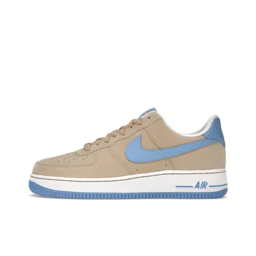 Nike Air Force 1 Slip-resistant и дышащие низкие кроссовки для скейтбординга унисекс коричнево-синие