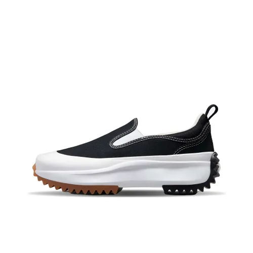 Converse Run Star Hike Low Топ Повседневная обувь Унисекс Черный Белый