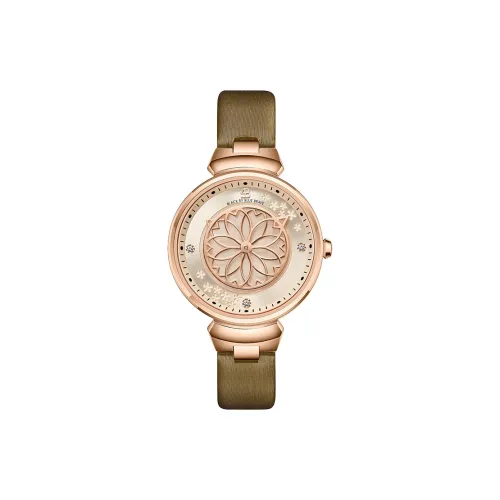 BLACK BY BLUE BRAVE 4B Кварцевый механизм Женские часы 32 мм Розово-золотой