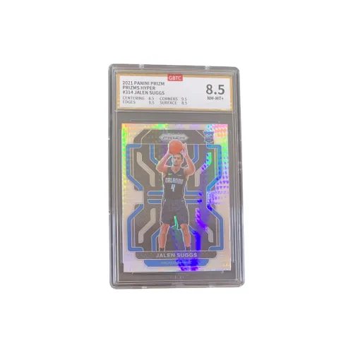 PANINI 2021 22 Prizm Новые Звезды RC Карта Продукт Проходит Jalen Suggs Magic Super Rookie HYPER Parallel GPA 8,5