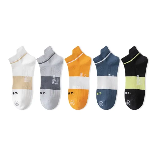 FUGEER Низкие носки для мужчин упаковка из 5 пар