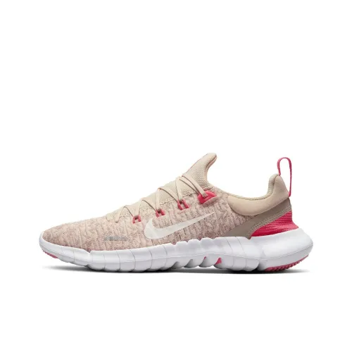 Nike Free Rn 5,0 Амортизация Износостойкий Низкий Топ Повседневные Беговые Кроссовки Женские Коричневый