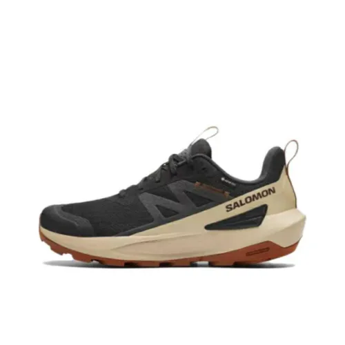 SALOMON Elixir Водонепроницаемый и Дышащий Низкий Топ Походная Обувь Мужская Черный Бежевый
