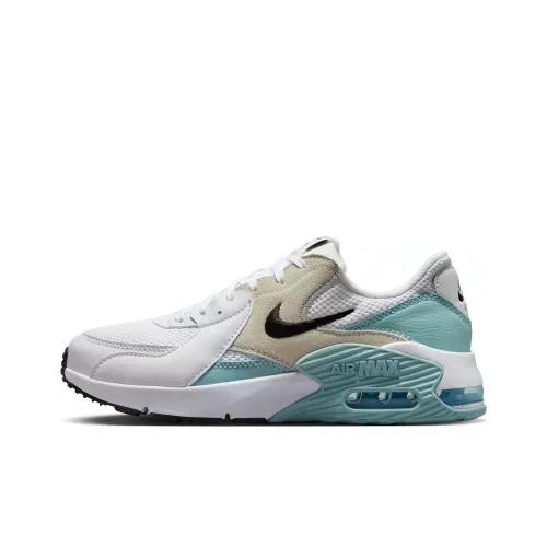 Nike Air Max Excee Low Топ Спортивная повседневная обувь Женская Белый Зеленый