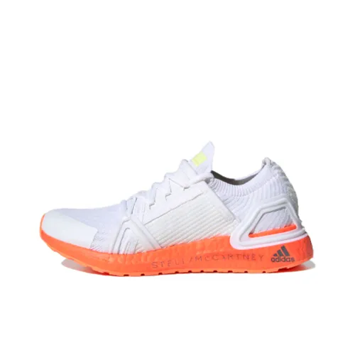 Adidas ULT Slip-resistant Low Top Casual Running Shoes Women's White Orange Adidas ULT Slip-resistant Низкий Топ Повседневные Беговые Кроссовки Женские Белый Оранжевый