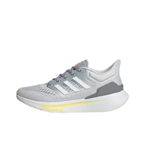 Adidas EQ21 Run Slip-Resistant и Breathable Low-Top Повседневные Беговые кроссовки Женские Серый Белый