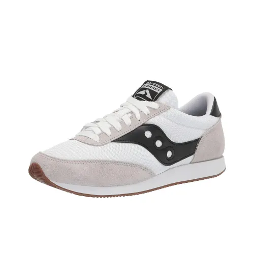 Saucony Hornet Амортизаторы Shock Resistant Противоскользящий Устойчивый к истиранию Легкий Низкий Топ Повседневная обувь Мужская Серый Черный