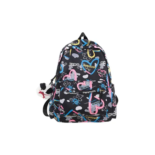 FEO Нейлон Рюкзак Женский Белый Черный