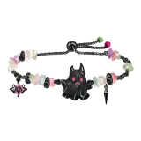 Карнавал Вечеринка Маленький Призрак Браслет Черный