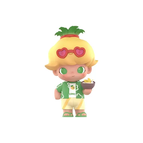 POP MART Dimoo Кокос Зеленый Ананас Модные Фигурки 7,5 см