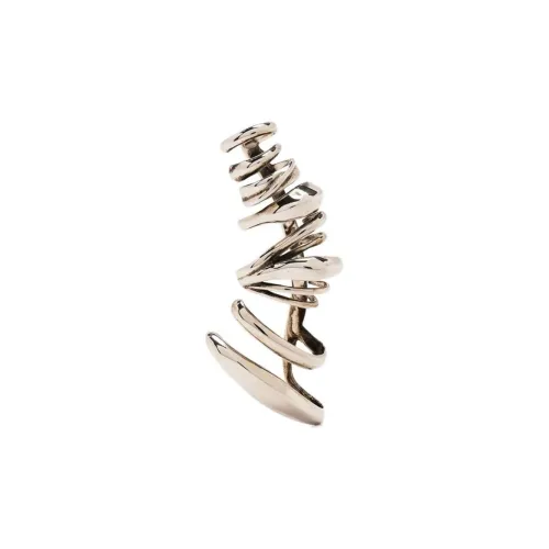 Alexander McQueen Металлические серьги Clip ON унисекс