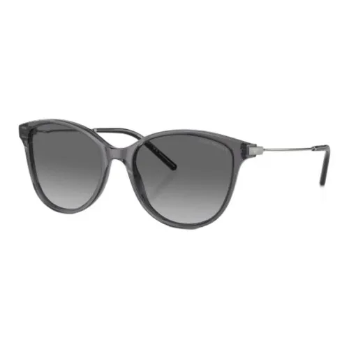 EMPORIO ARMANI Металл Ацетат Кошачий глаз Солнцезащитные очки Унисекс Серый