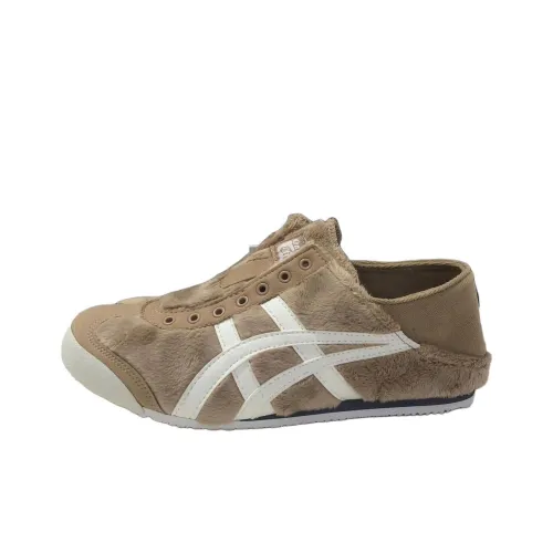 Onitsuka Tiger MEXICO 66 Противоскользящий Устойчивый к истиранию Низкий Топ Повседневная обувь Унисекс Светлый Коричневый