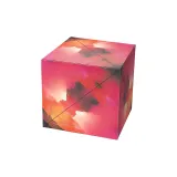 MF8853-3D-эффект 3D Рубик Куб - Огненно-красный Магнитное издание