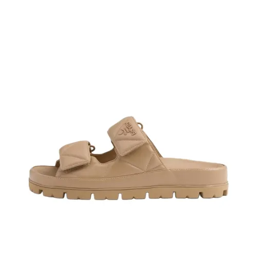 PRADA Слипоны Женские Песочно-бежевый Желтый