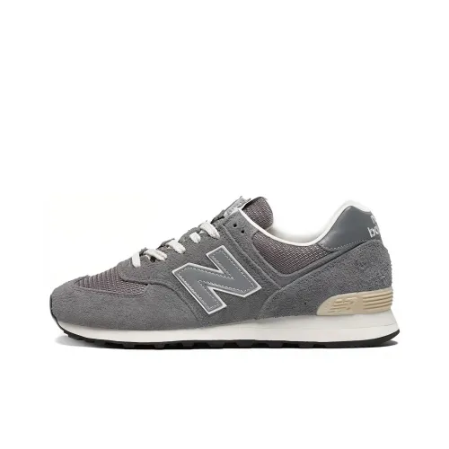 Керамика x New Balance NB 574 Low Топ Беговые кроссовки Унисекс Серый