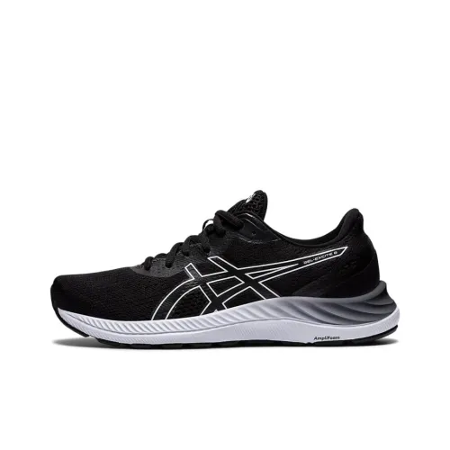 Asics Гель Excite 8 Low Топ Беговые кроссовки Женские Черный белый