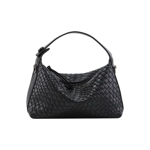 H YXIANG Microfiber Synthetic Leather One Shoulder Bag Women's Black H YXIANG Микрофибра Синтетическая Кожа Одно Плечо Сумка Женская Черная