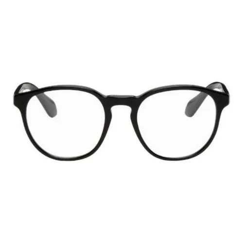 GIORGIO ARMANI Ацетатные оправы для очков "Кошачий глаз" Мужские Черные