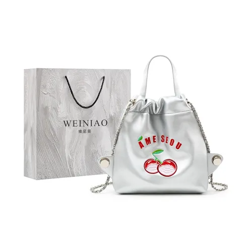 Vigno Синтетическая кожа Рюкзак Дорожная сумка Средний Women's Silver Розовый черный