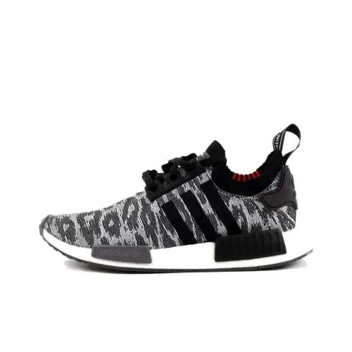 Adidas Originals NMD_R1 Амортизирующие шоки Противоскользящие Устойчивые к истиранию Низкий топ Повседневная обувь Унисекс Черный
