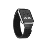 (Линия Кролик) Лазерная гравировка Миланский ремень - Черный