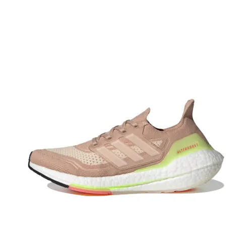 Adidas ULT Дышащие Низкие Кроссовки для Бега Marathon Женские Розовые Зеленые