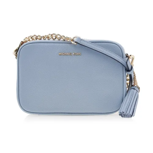 MICHAEL KORS Ginny Кожа Сумка через плечо Женская Светло-синяя