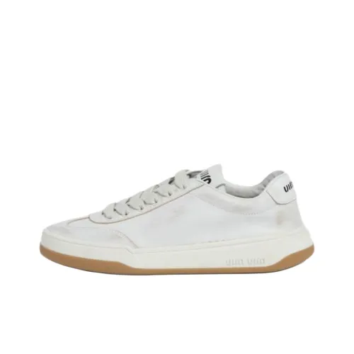 MIU MIU Низкие кроссовки для скейтбординга Женские Белые