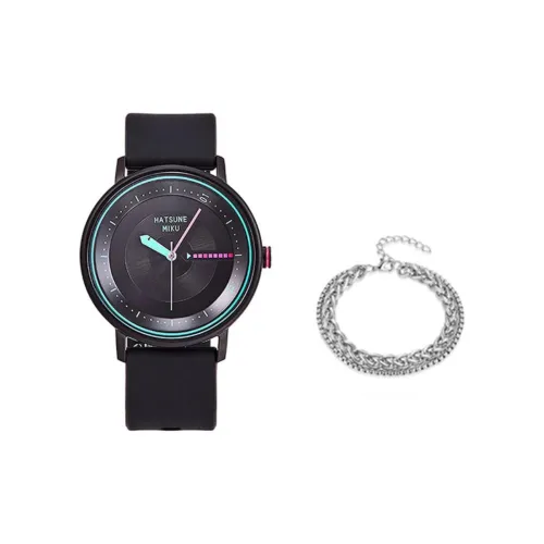 ingyunshi Светильник Кварцевый механизм Часы Унисекс Черный циферблат