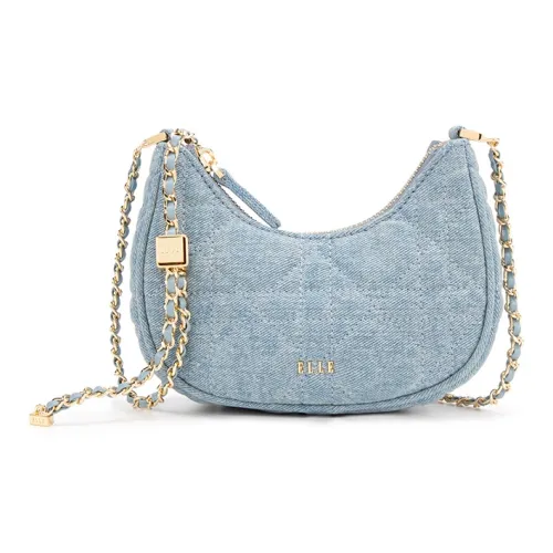 ELLE Сумка через плечо из ткани женская синяя розовая черная