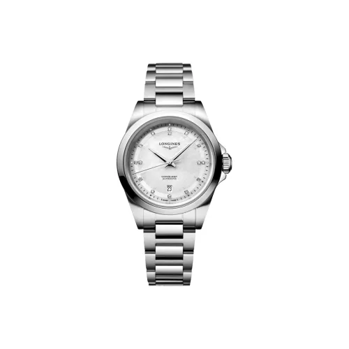 LONGINES Автоматический Механический Movement Женские Часы Comcast Collection 30MM Белые