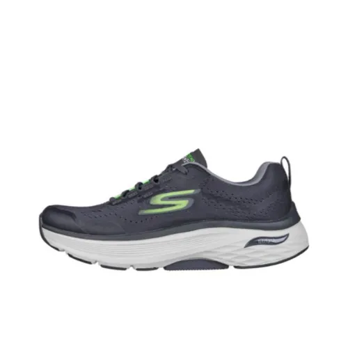 Skechers Slip-Resistant Низкие Кроссовки для Бега Мужские Серые Зеленые