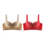 Кожа Тон Золотой + Красный Китайский