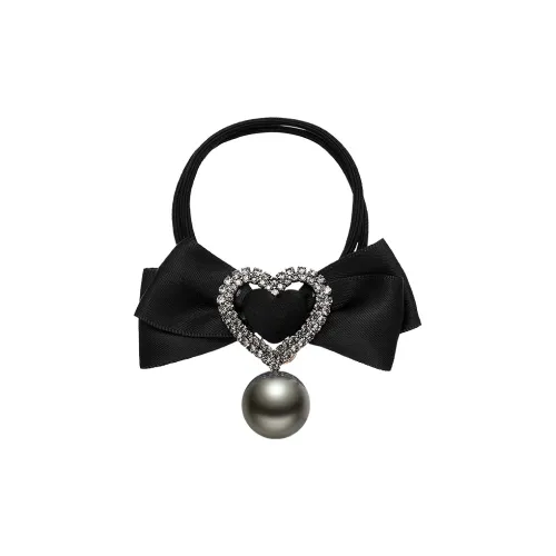 ROYALSASA Полиэстер Искусственный кристалл Искусственная жемчужина Резинка для волос Женская