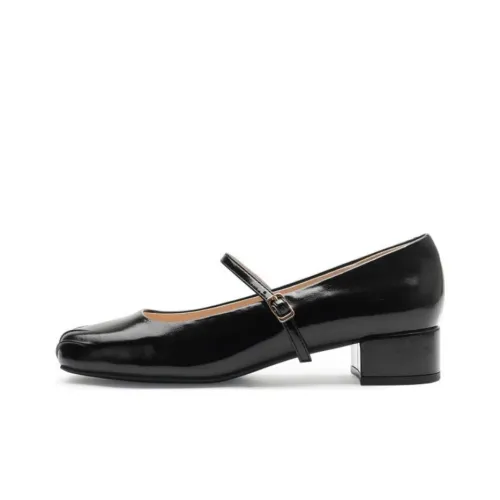 TOOMANYSHOES Грубый каблук Мэри Джейн Женские обувь