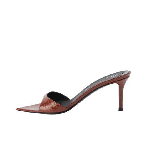 Giuseppe Zanotti GZ Intriigo Слипоны 7 см Женские Умбра