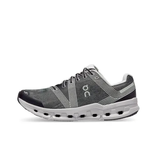 On Cloudgo Low Топ Беговые кроссовки Мужской Черный Ледниковый серый