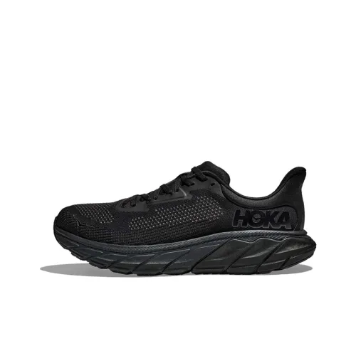 HOKA ONE ONE Arahi 7 Slip-resistant Abrasion-resistant Low-top Беговые кроссовки Женские Pure Black